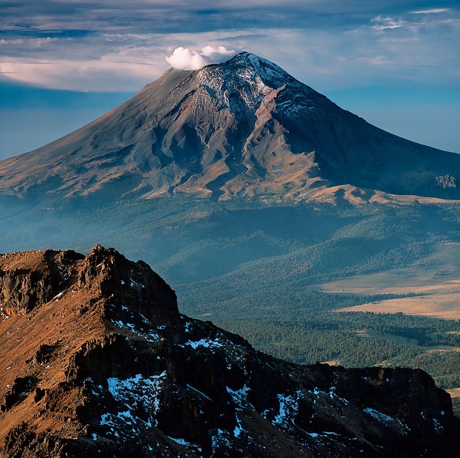 vulkaan landschap